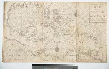 A New and Correct Chart of the Trading Part of the West Indies