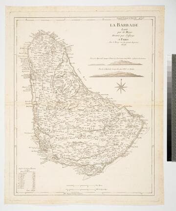 La Barbade Levée par G. Mayo Gravée par Jefferys