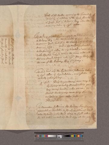 Great Britain. Lords Justices. State of the Matter concerning the French demands in relation to the goods found in Yorke Fort in Hudson's Bay