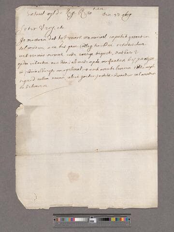 Admiralty Court, Amsterdam. Extract from Register