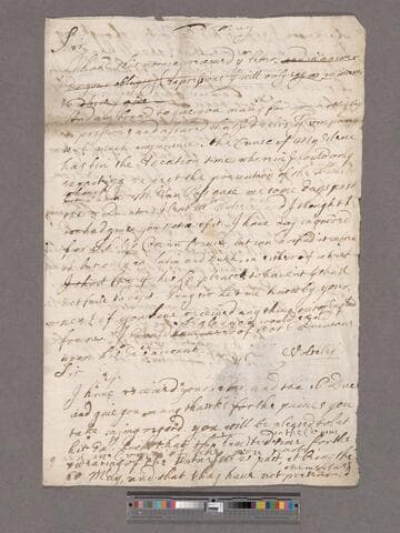 Wolseley, Robert and unknown authors. Drafts of four letters