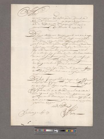 Casteleyn, [-----?] . Letter to William Blathwayt