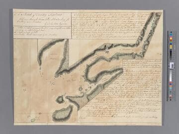 A sketch of Country Harbour with some remarks thereon taken while in search of building and limestone [cartographic material] / By John Marr, engineer