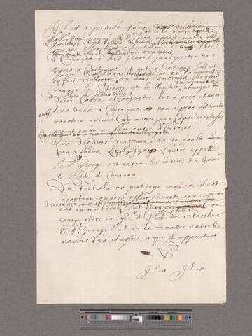 [-----]. Notes re: Dutch ship "St. Jean," taken by English ships in the West Indies