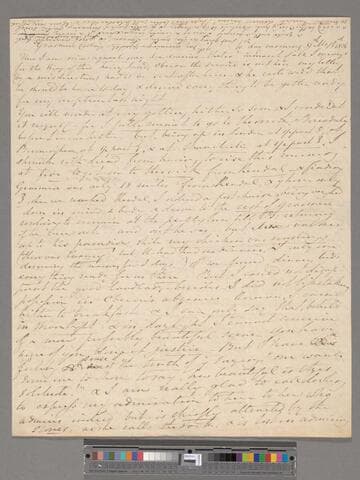 Opie, Amelia (Alderson).  Letter to Thomas John Alderson