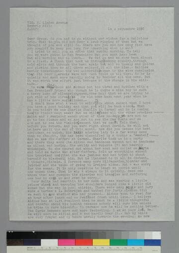 Maria Huxley writes to GBH