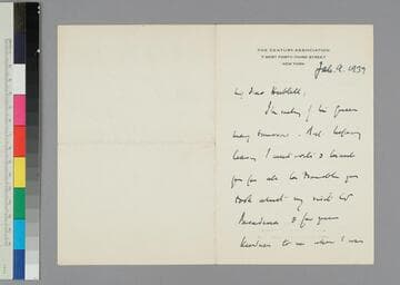 Philip Henry Kerr writes to EPH