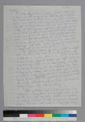 EPH writes to GBH on Christmas day