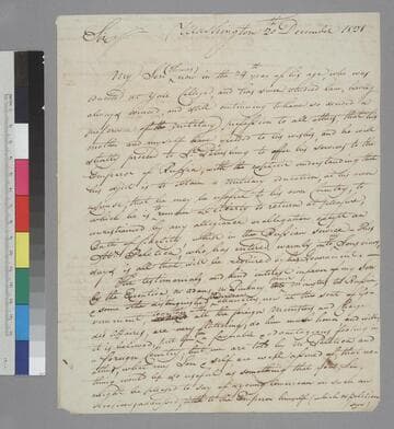 Thomas Munroe, Washington, D.C., letter to Thomas Jefferson, Monticello