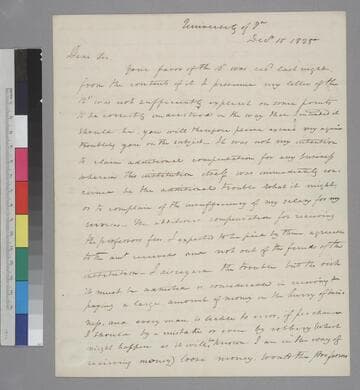 Arthur S. Brockenbrough, University of Virginia, letter to Thomas Jefferson, Monticello