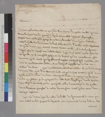 Franz X. Zeltner, a Soleure en Suisse, letter to Thomas Jefferson, Monticello