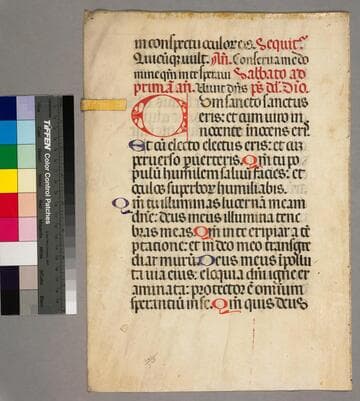 Folio Bible, fragment : [manuscript]