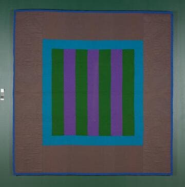 Amish Bar Pattern Quilt