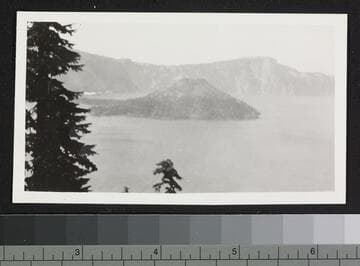 Wizard Island, from a distance