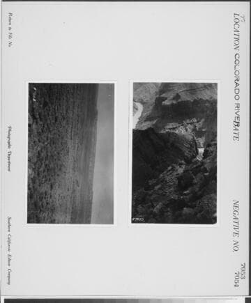 Colorado River - Overview Colorado River from canyon rim