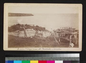 Indian village near St. Michaels -- Alaska