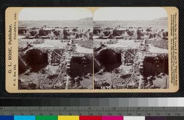 View of an unidentified pueblo