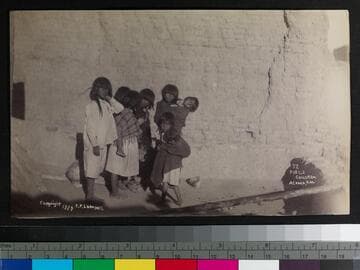 Pueblo Children. Acoma, New Mexico