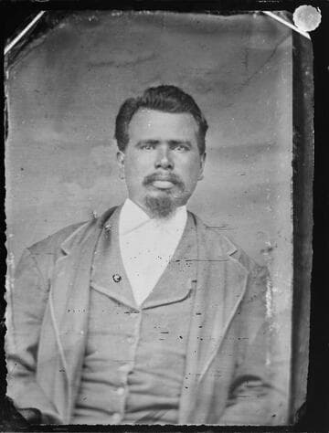 Rev. Daniel Perryman (Creek). Supreme Judge of Nation and Baptist preacher, well-educated