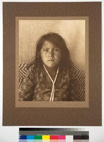 In Navajo Land. Navajo Mountain, Arizona. Tsosi-bine (the slender one), twelve year old boy