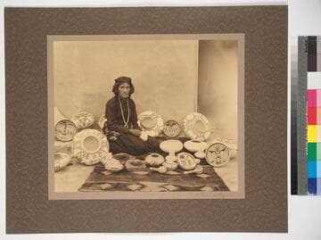 Sekyahonase, Daughter of Nampeyo, who was the best potter in Hopiland