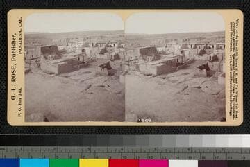 View from roof of Mission, Acoma, New Mexico