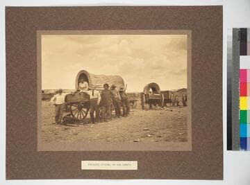 Pioneers making their way to California in 1886. Arizona