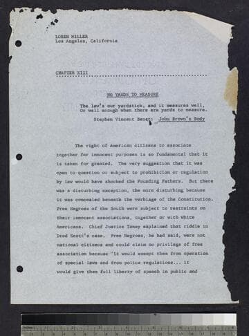 Typed copy of chapter 13 "No Yards to Measure"