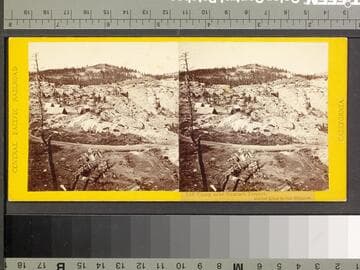 116. Camp near Summit Tunnel, Mount King in the distance