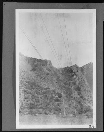 The Kern River 66 KV line in the Alamo South Special Tower