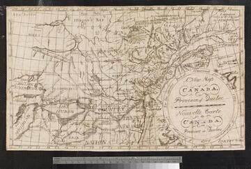 A New Map of CANADA, or Province of Quebec. / Nouvelle Carte du CANADA ou Province de Quebec
