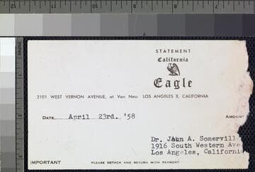 California Eagle Statement