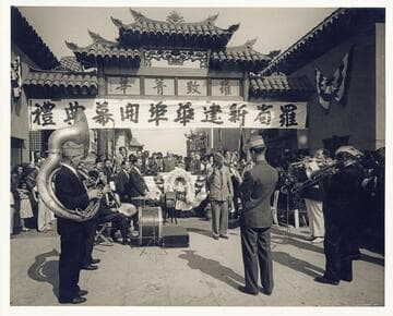 Opening day of New Chinatown in Los Angeles