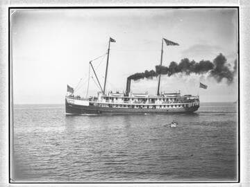 Steamer "Hermosa," Catalina Island