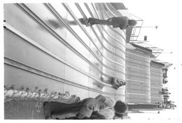 Children on giant slide, Santa Monica Pier