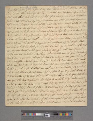 Freind, William. Letter to Elizabeth (Robinson) Montagu