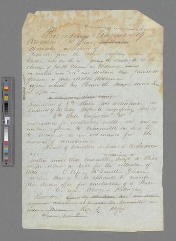 Proceedings of the Common Council August 19