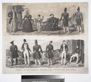 Report of the present fashions by A. F. Saguezs, New-York