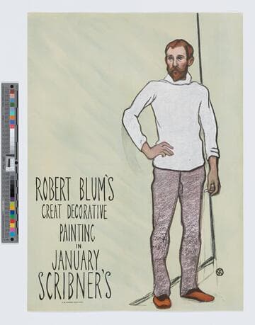 Robert Blum's great decorative painting in January Scribner's
