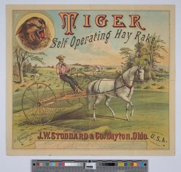 Tiger self operating hay rake