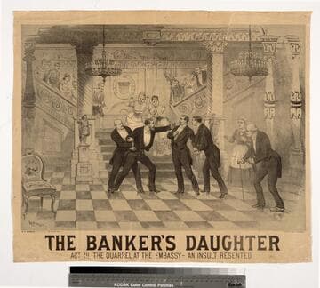 The banker’s daughter : act III the quarrel at the embassy - an insult resented