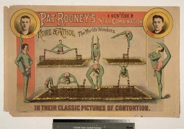 Pat Rooney’s New York Star Combination : Rowe & Athol the world’s wonders : in their classic pictures of contortion