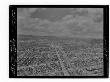 San Diego Freeway form Ballona Creek, north