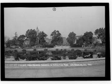 U.S.C. from Sunken Gardens in Exposition Park, Los Angeles, Cal