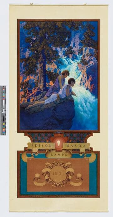 The Waterfall : use Edison mazda lamps. 1931