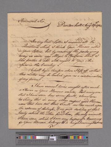 Wright, John. Letter to Edward Montagu