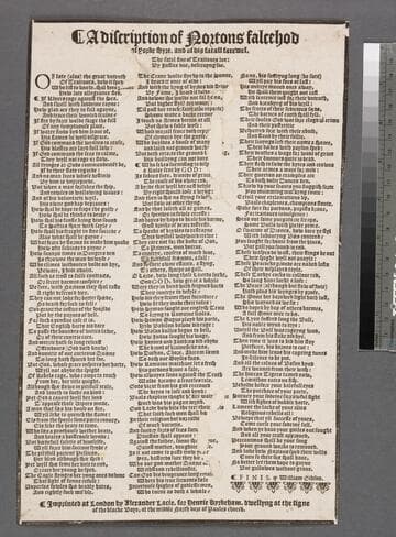 A discription of Nortons falcehod of Yorke shyre, and of his fatall farewel. The fatal fine of traitours loe: by iustice due, deseruyng soe