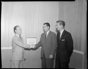 Award presentation to Barclay Engineering Co