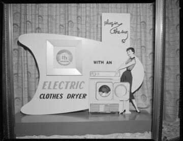 General Office display window