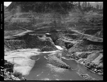 Big Creek - Mammoth Pool - General view - river pre-closure